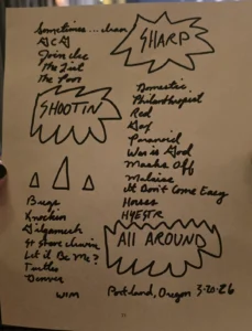 Portland – March 20, 2026