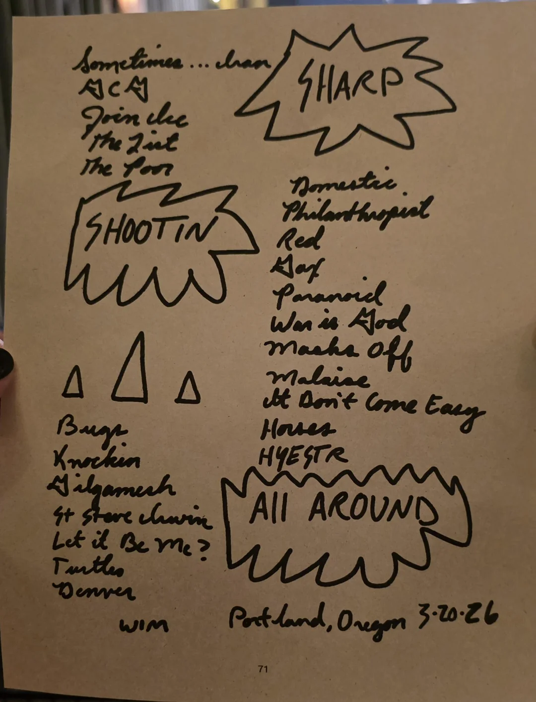 Portland – March 20, 2026